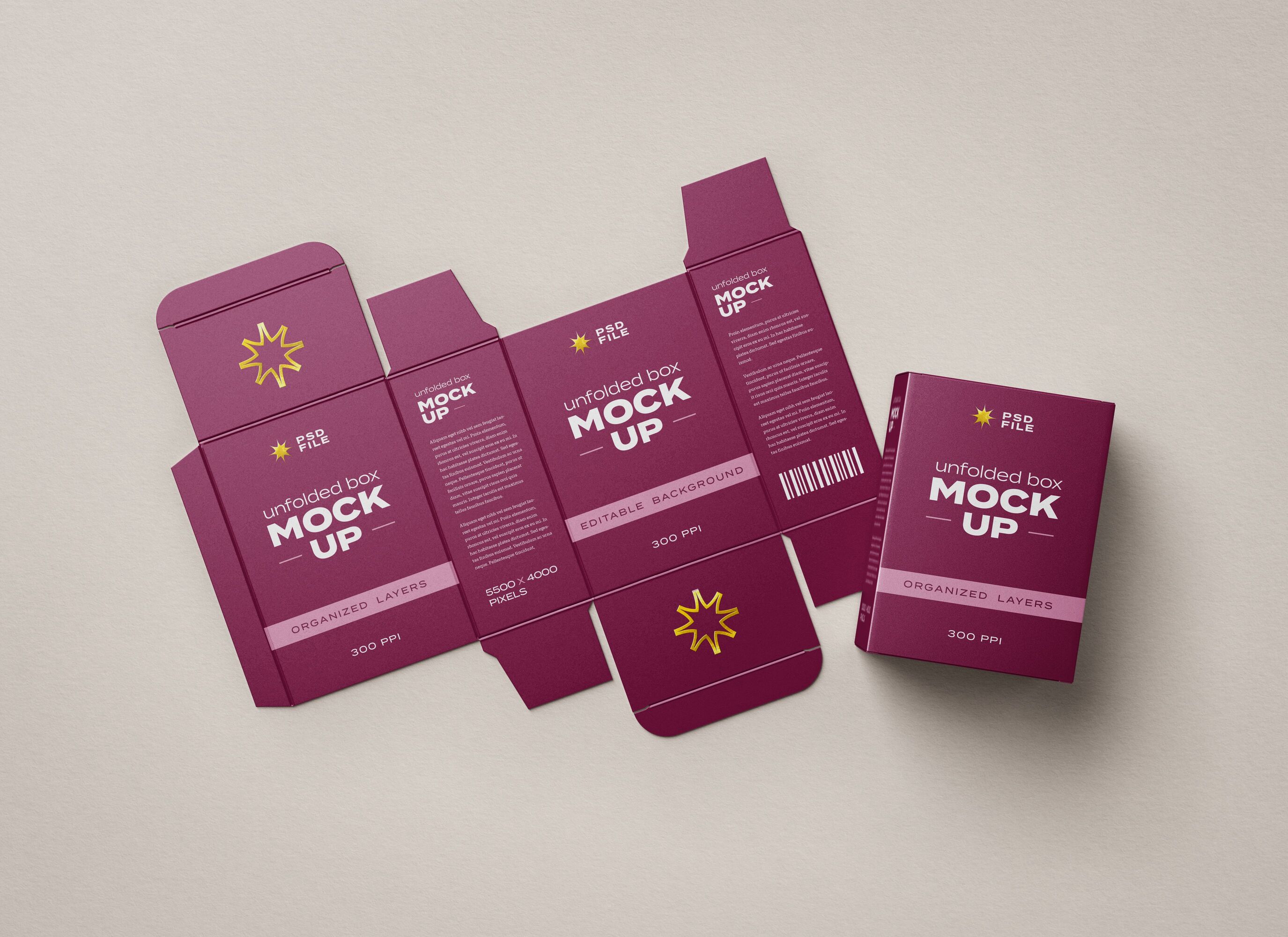 Easy to fold product boxes