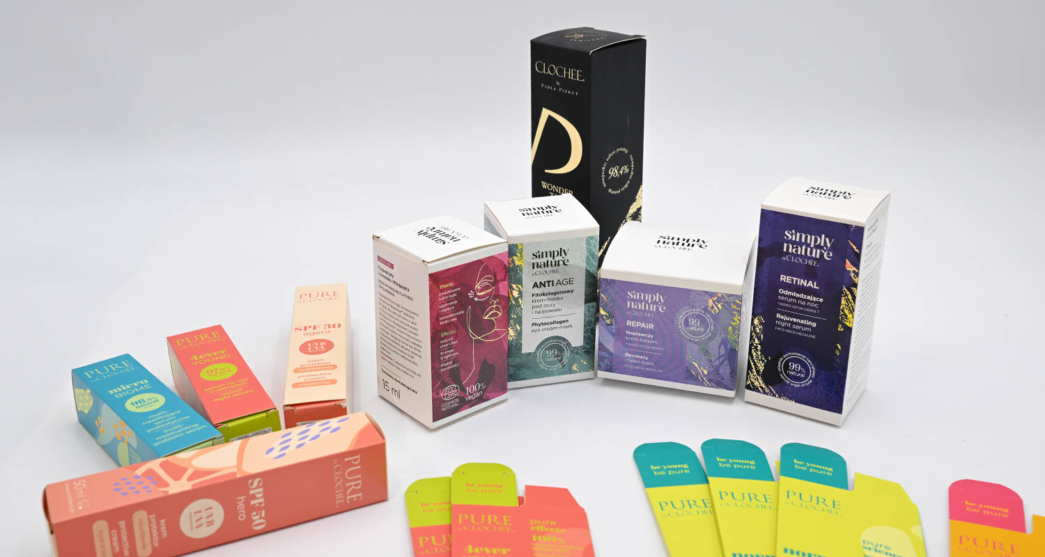 Folding boxes with print